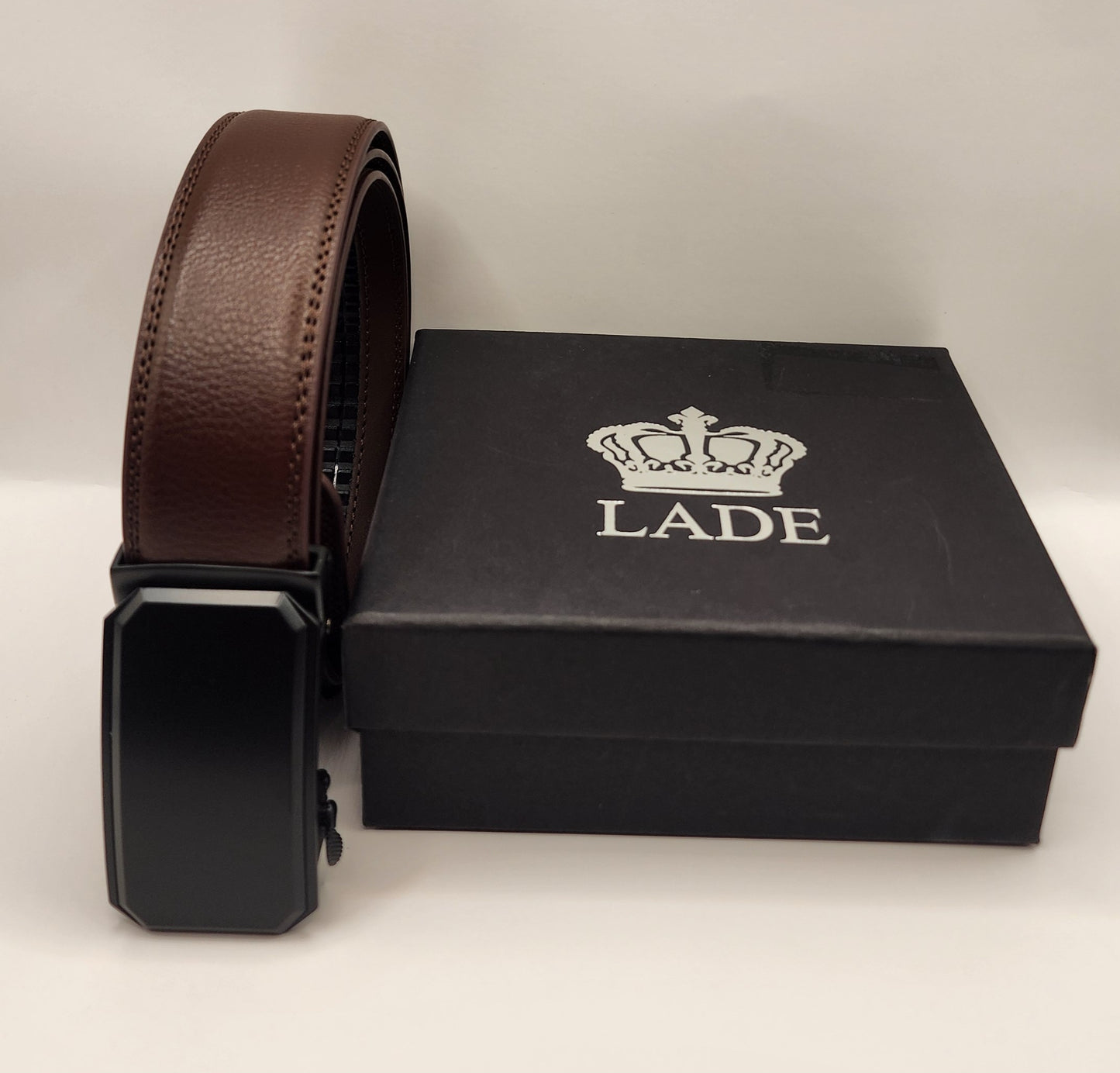 LADE Ratchet Belt -Men-Brown Belt/Black Buckle
