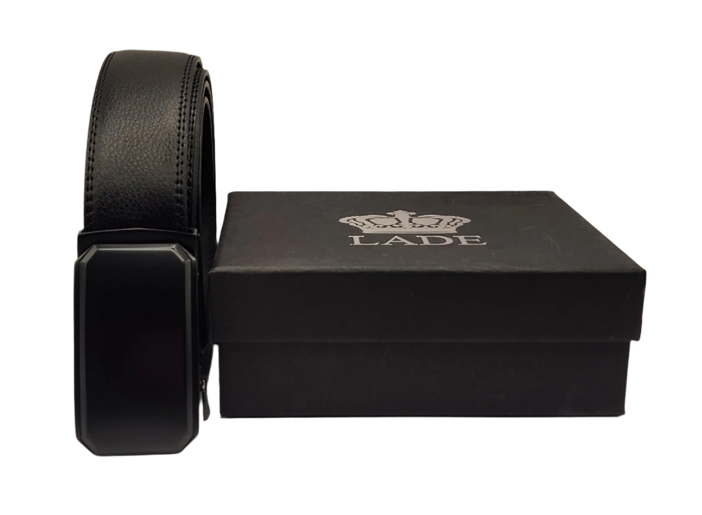 LADE Ratchet Belt-Men -Black  Belt/ Black Buckle