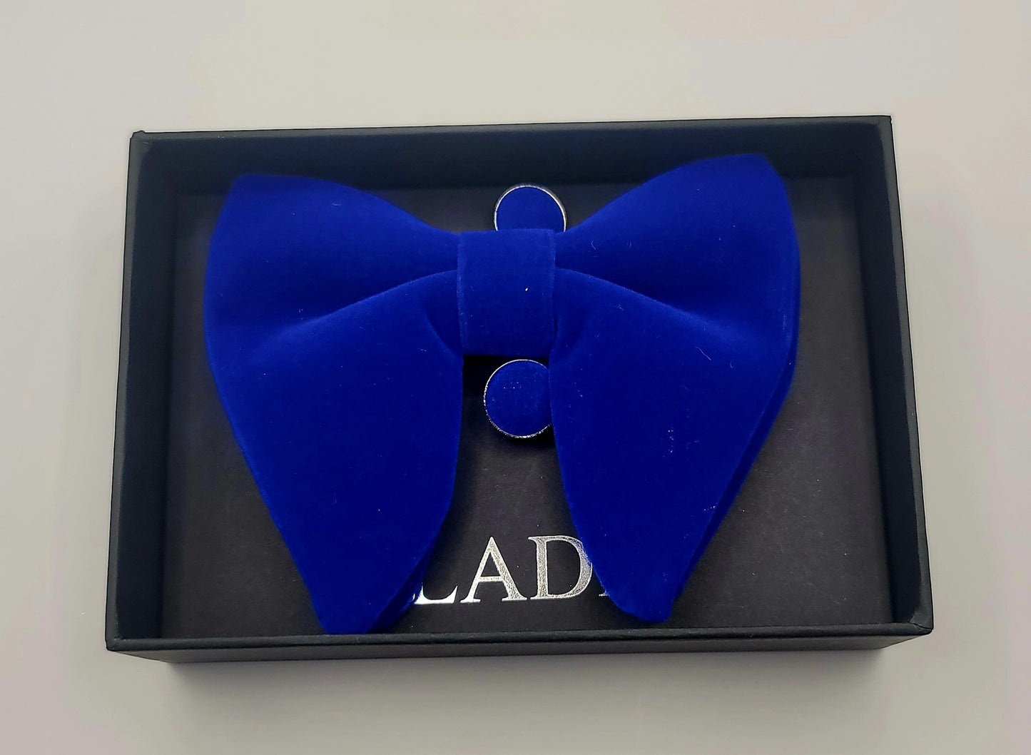 LADE Pre-Tied Velvet Bow Tie-Men-Royal Blue