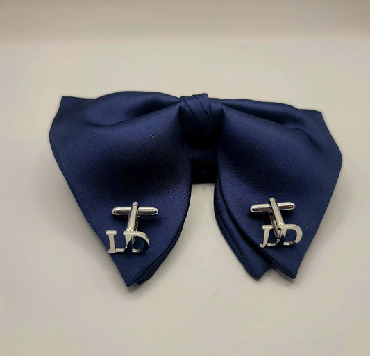 LADE Pre-Tied  Silk  Satin Bow Tie