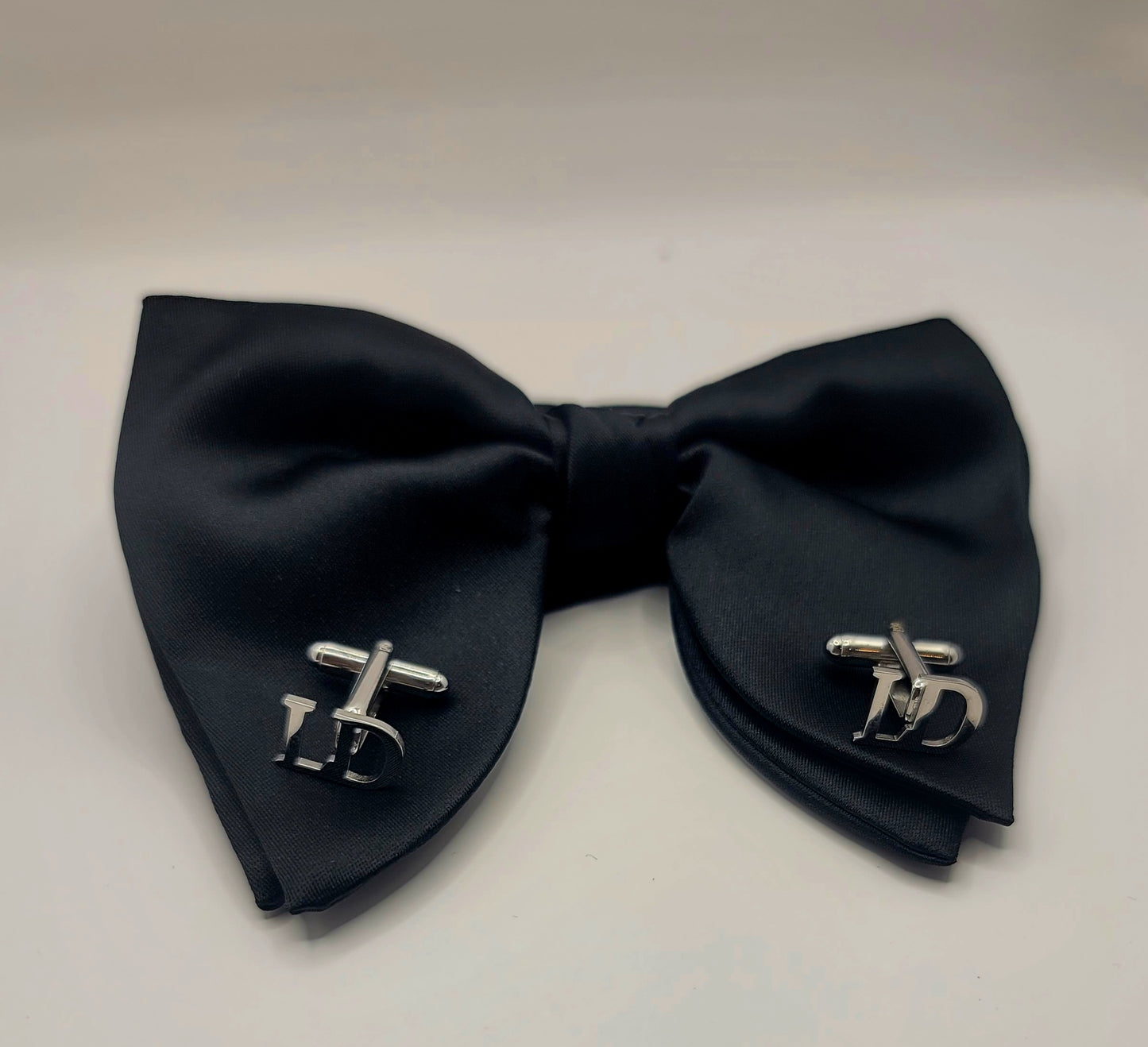 LADE Pre-Tied Silk Satin  Bow Tie