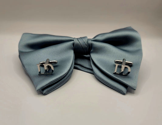 LADE Pre-Tied Silk Satin  Bow  Tie