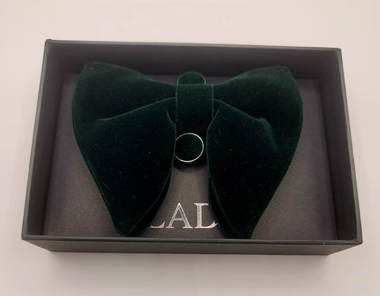 LADE Pre-Tied Velvet  Bow Tie-Men-Forest Green