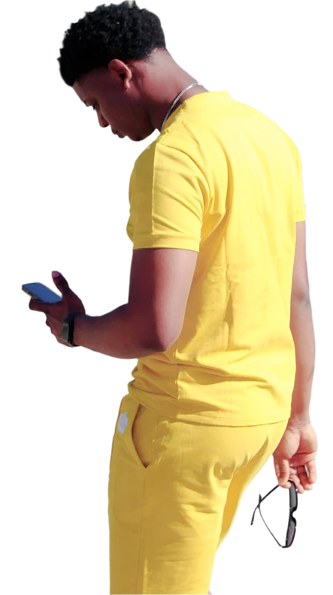 LADE 2pc Short Yellow