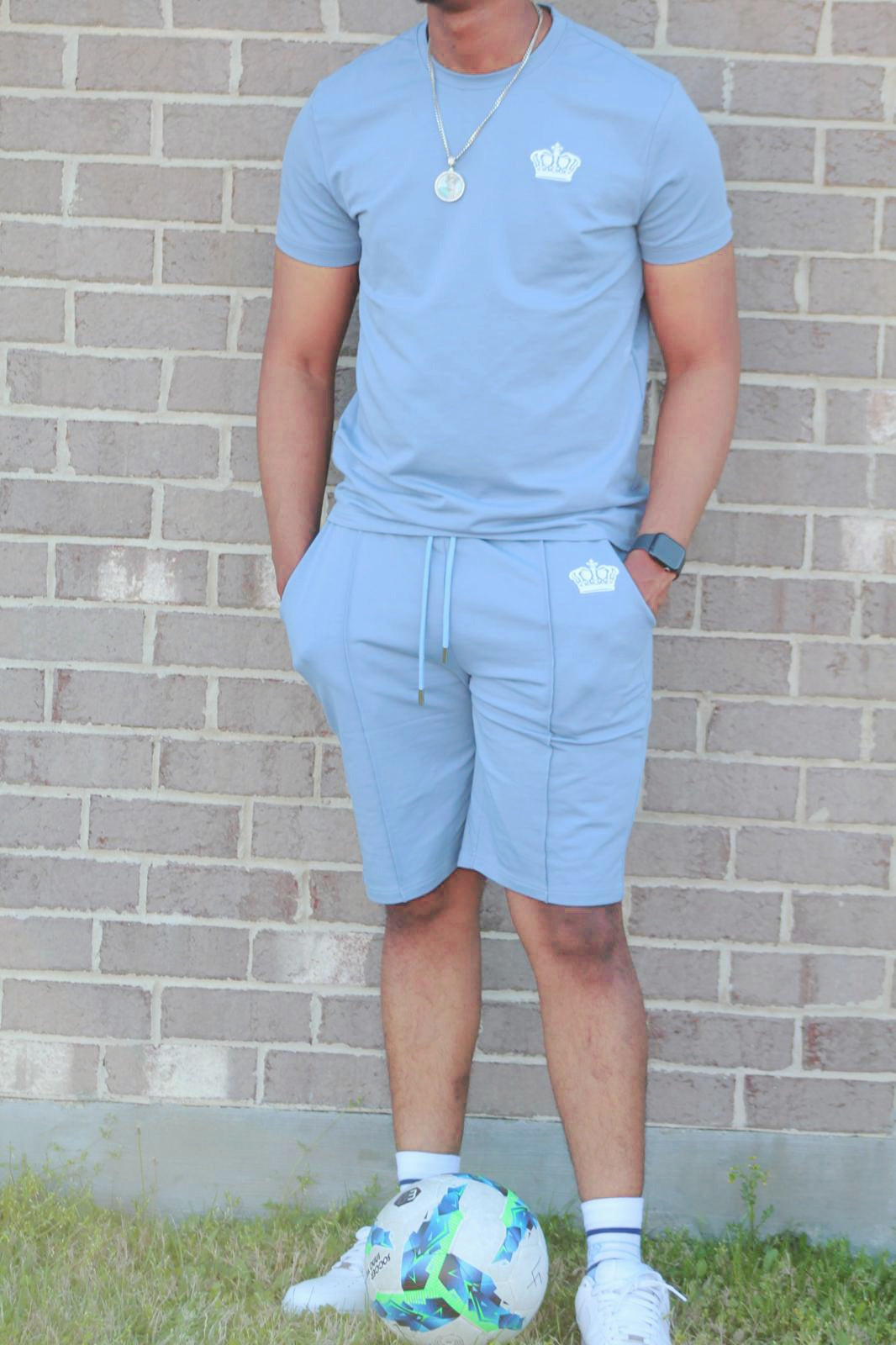 LADE 2pc Short Blue